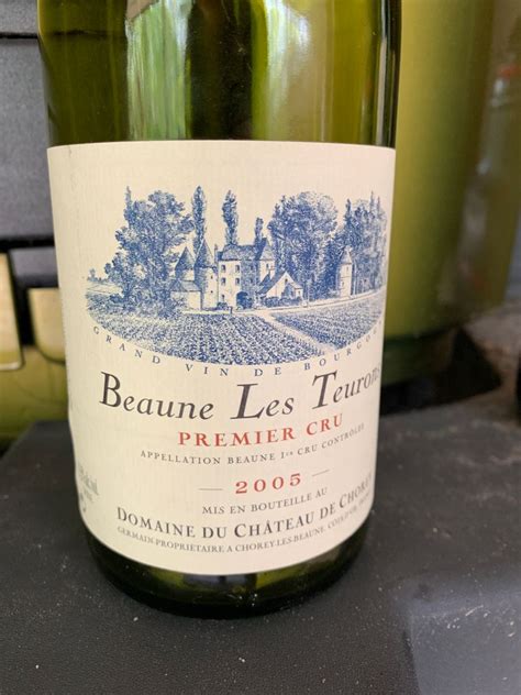 2005 Domaine du Château de Chorey Germain Beaune 1er Cru Teurons