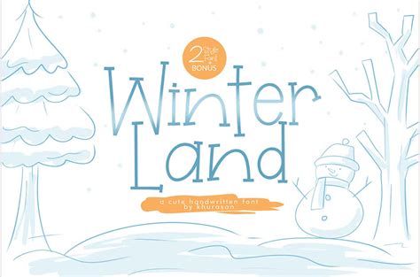 Winterland Font Freedafonts