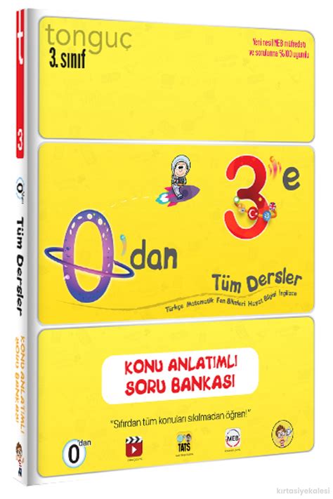 Tonguç Yayınları 0 dan 3 e Konu Anlatımlı Soru Bankası Kırtasiyekalesi