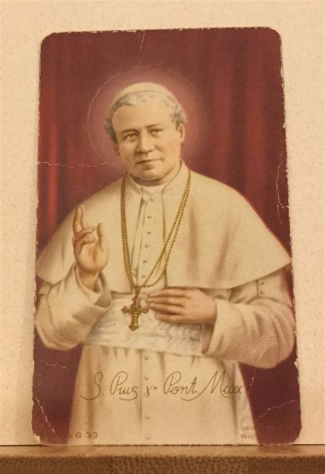 Pope Pius X Holy Cards Pope Pius X Painting