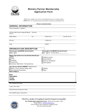 Fillable Online MEANS Recipient Application Form Fax Email Print