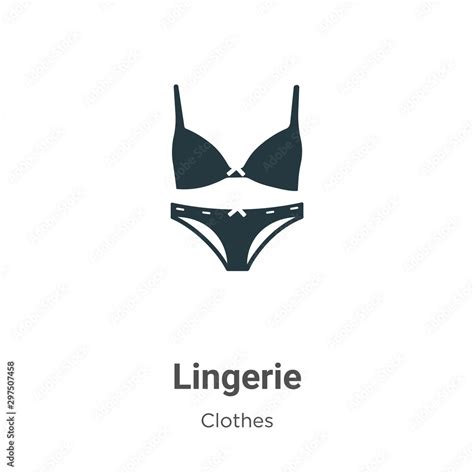 Lingerie Vector Icon On White Background Flat Vector Lingerie Icon Symbol Sign From Modern