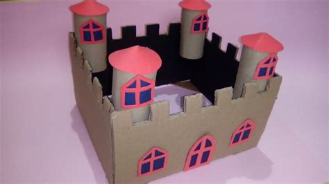 Maquete De Castelo Simples - Como Fazer Um Castelo De Papelão Simples - FDPLEARN