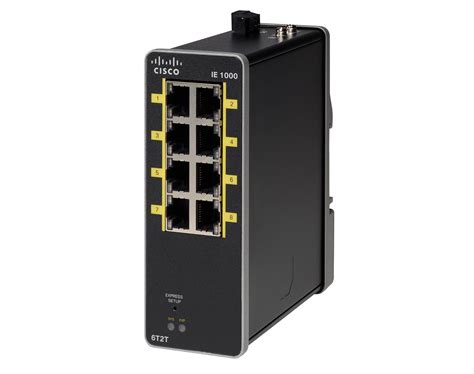 Cisco IE 1000 6T2T LM Industrial Ethernet Switches