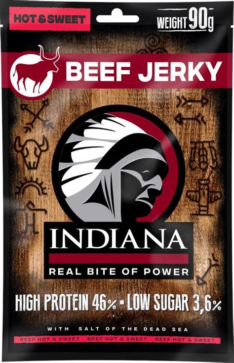 Indiana Jerky Hot Sweet Hov Z G Od K Zbozi Cz
