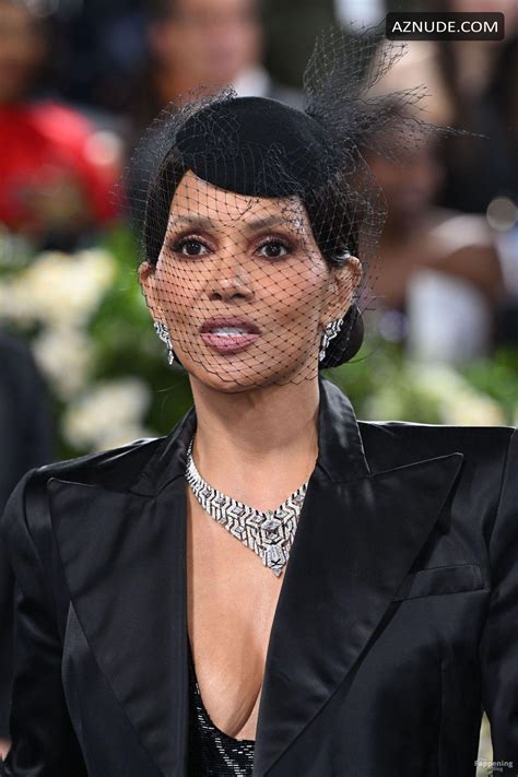 Halle Berry Sexy Flashes Her Hot Pubic Area In A Sultry Sheer Dress At Met Gala In New York City
