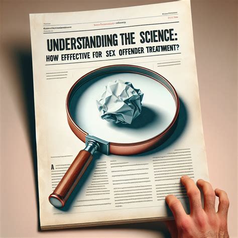 Understanding The Science How Effective Is Sex Offender Treatment PSYFORU