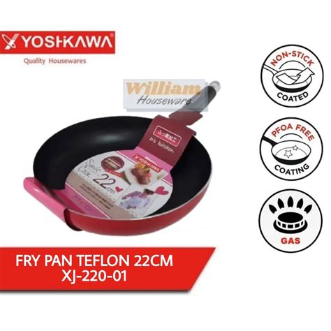 Jual Yoshikawa Wajan Teflon Fry Pan Anti Lengket Cm