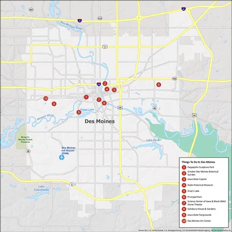 Des Moines Iowa Map West Des Moines, Iowa Map Detailed Street Map