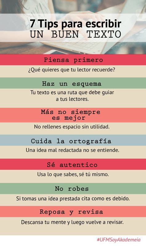 11 ideas de Tips para una buena redacción en 2021 redacción de textos