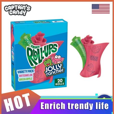 Jolly Rancher Fruit Roll Ups 1 Piece Betty Crocker Fruit Snacks Fruit Rollups Fruit Roll Ups