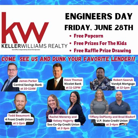 Keller Williams Engineers Day Booth Across From The Soo Locks Visitors