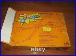 Car Track Set Vintage Super Rare Hot Wheels Crack Ups Wipeout Track Set Box Crash Em Car
