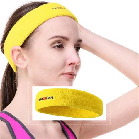 Elastische Schweißband Gym Sport Stirnband Anti Slip Unisex Atmungs