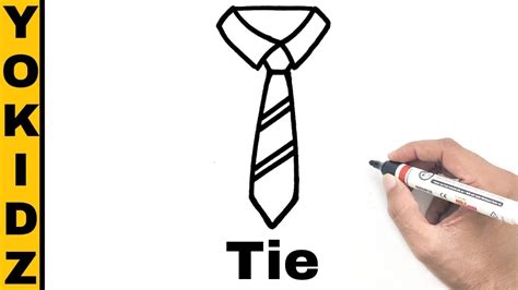 How To Draw A Tie