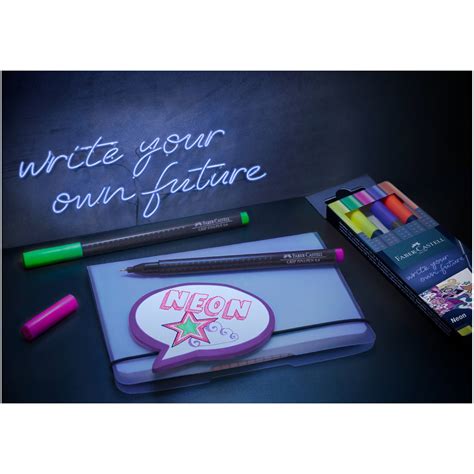 Тънкописец Faber Castell Grip Neon 0 4 мм 5 броя комплект eMAG bg