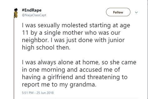 Nigerian Man Shares Story Of How A Single Mother Molested Him At And Left Him Insatiably Sex