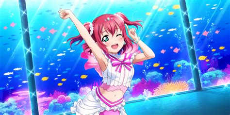 Love Live Sunshine Minimalism Bikini Kurosawa Ruby Swimwear HD