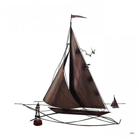 15 Best Collection Of Sailboat Metal Wall Art