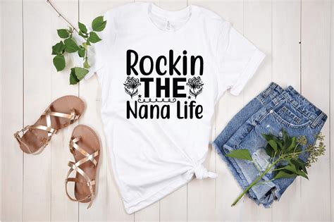 Rockin The Nana Life Svg Graphic By Jakariasheikh Creative Fabrica