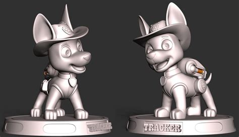 Tracker Paw Patrol 3d Model 3d Printable Cgtrader