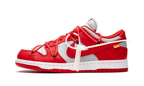 灰红 OFF WHITE x Dunk Low 清晰实物释出 球迷屋