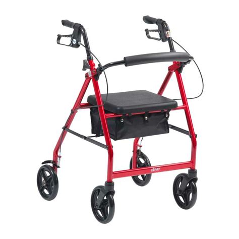 rollator walker  seat drive aluminium lightweight