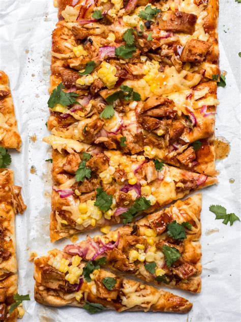 Bbq Chicken Flatbread Recipe Little Broken