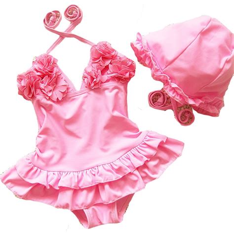 Funny Cartoon Girls Bikini Newly Ruffle One Piece Grandado