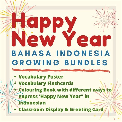 Poster Tahun Baru – Materi Belajar Online