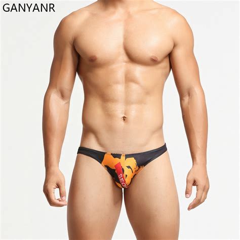 Jual Swimming Trunks Gay Mens Swimwear Swim Briefs Swimsuit Sunga Sexy Shorts Thong Bikini Penis