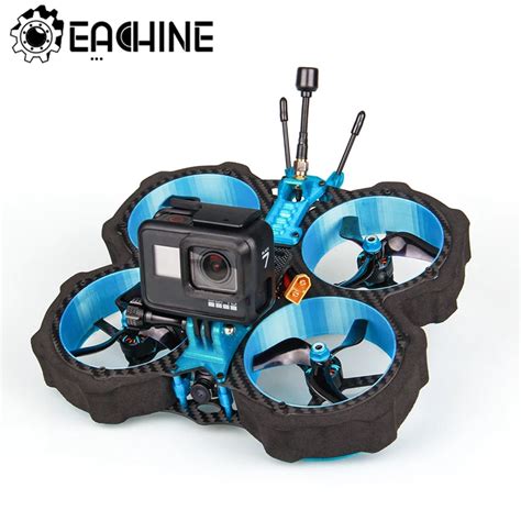 Eachine drone ecológico 142mm 6s visual 3 tamanhos cinehoop fpv