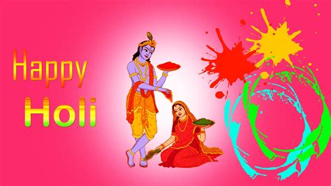 Radha Krishna Holi Wallpapers - Wallpaper Cave