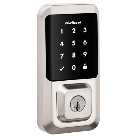 Kwikset Halo Touchscreen Wi-Fi Enabled Smart Lock in Satin Nickel