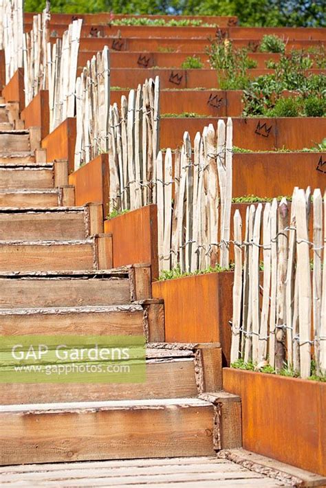 Stairs Made From Woo Stock Photo By Hanneke Reijbroek Image