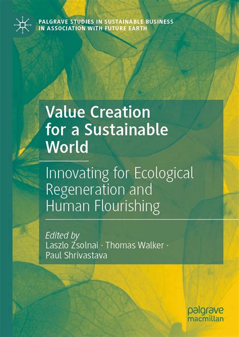 Amazon.com: Value Creation for a Sustainable World: Innovating for ...