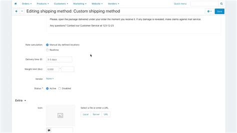 Setting Up Shipping Methods In Cs Cart Multi Vendor Marketplace Youtube