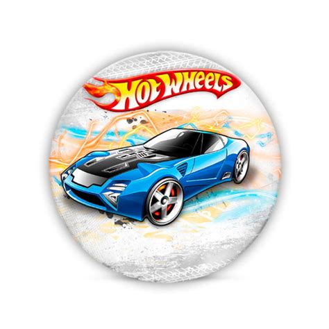 Painel Redondo Sublimado Hot Wheels Elo Produtos Especiais