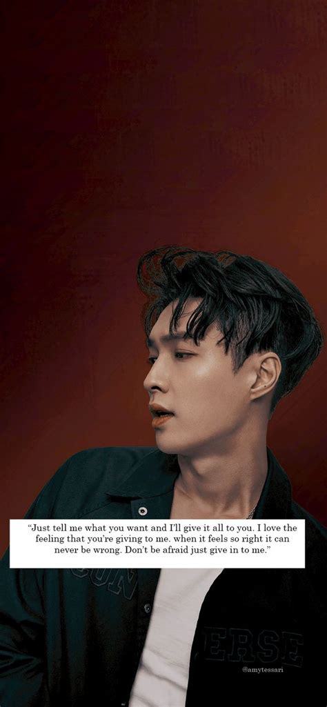 Lay Zhang Yixing Wallpaper Dark Version Phone Selebriti Selebritas