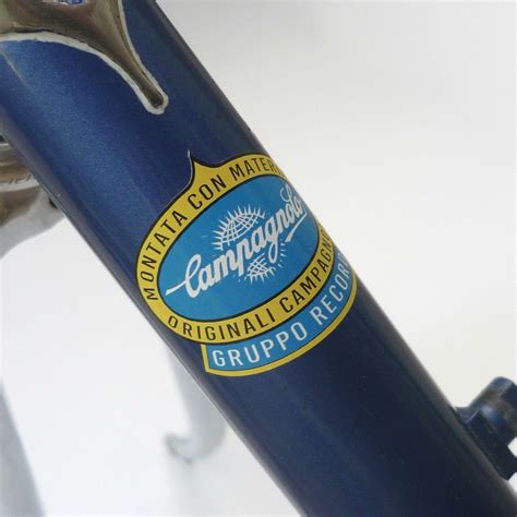 Vintage 1960s 70s Campagnolo Gruppo Record Frame Decal Reproduction