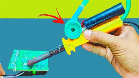 How To Make A Hot Air Gun From Soldering Iron Youtube