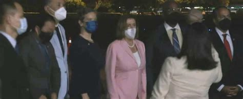 Nancy Pelosi Lands In Taiwan China Announces Targeted Military