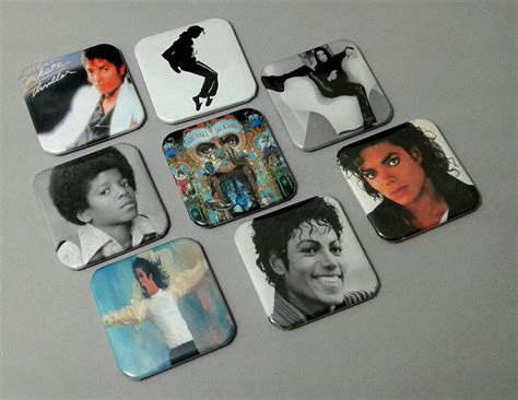 Michael Jackson Pin Back Buttons Pin Backs Pin Set Michael