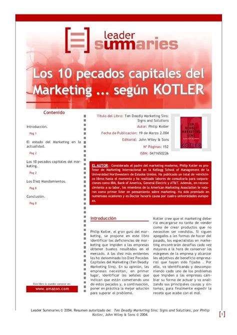 Pdf Los Pecados Capitales Del Marketing Segn Kotler Dokumen Tips