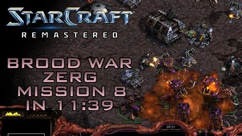 StarCraft Remastered Brood War Zerg Mission 8 To Slay The Beast