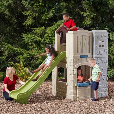 Step 2 Two Story Playhouse With Slide Draw Head