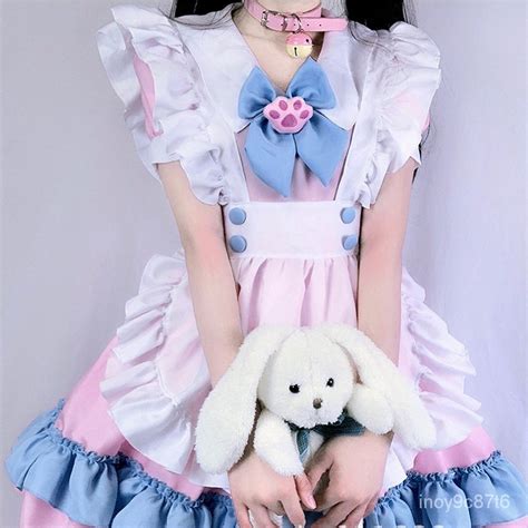 Jual Japanese Kawaii Lolita Anime Cosplay Maid Costumes Animation Show Lingerie Dress Lovely