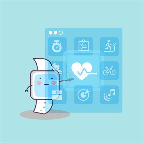 Health Care Smart Watch Stock Illustrations Health Care Smart