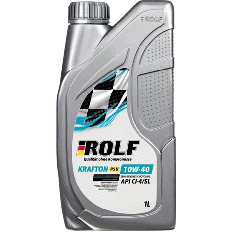 Моторное масло ROLF KRAFTON P5 U 10W-40, 1л - цены и характеристики ...