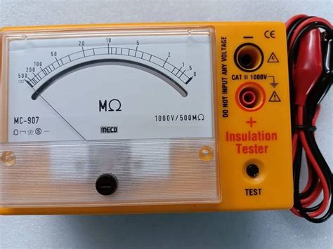 500M Eddy Current Dynamometer Meco MC 907 Analog Insulation Tester At